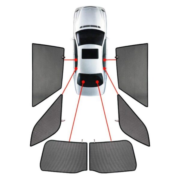 VL Garage - ΚΟΥΡΤΙΝΑΚΙΑ ΜΑΡΚΕ CAR SHADES ΓΙΑ TOYOTA LAND CRUISER LC3 PRADO J120 5D 02-10 - 6 ΤΕΜ. - VL-TOY-LNCR-5-A