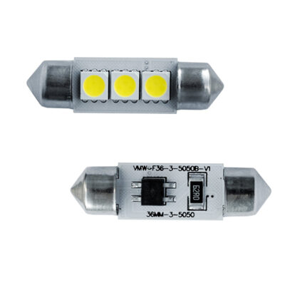 VL Garage - ΛΑΜΠΑΚΙΑ ΠΛΑΦΟΝΙΕΡΑΣ C5W 12V 36mm ΛΕΥΚΟ 3microled 2ΤΕΜ. - VL-IL36