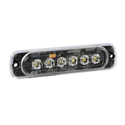 VL Garage - ΣΤΡΟΜΠΟ ΠΟΡΤΟΚΑΛΙ LS1 12/24V ΜΕ 6 LED 19 ΧΡΗΣΕΩΝ ΑΔΙΑΒΡΟΧΟ 113x28mm 1ΤΕΜ. - VL-72995