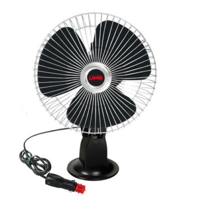 VL Garage - ΑΝΕΜΙΣΤΗΡΑΣ CHROME FAN 12V/16W (ΜΕ ΦΙΣ ΑΝΑΠΤΗΡΑ ΚΑΙ ΒΕΝΤΟΥΖΑ - Φ 20 cm) - VL-73112