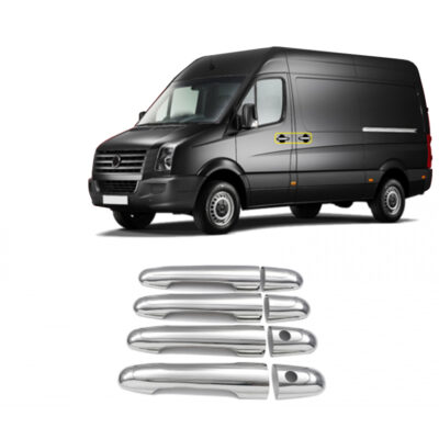 VL Garage - ΧΕΡΟΥΛΙΑ ΠΟΡΤΑΣ ΓΙΑ VW CRAFTER 2006+ ΧΡΩΜΙΟ ΜΕΤΑΛΛΙΚΑ 4ΤΕΜ. - VL-7605120