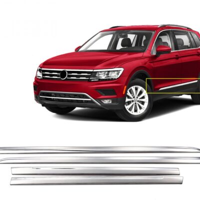 VL Garage - ΔΙΑΚΟΣΜΗΤΙΚΗ ΦΑΣΑ ΠΟΡΤΑΣ ΧΡΩΜΙΟ 4ΤΕΜ. ΓΙΑ VW TIGUAN 5D 2016+ - VL-7647140