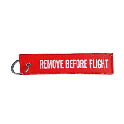 VL Garage - ΜΠΡΕΛΟΚ ΚΛΕΙΔΙΩΝ REMOVE BEFORE FLIGHT ΚΟΚΚΙΝΟ ΥΦΑΣΜΑ - VL-SRK8
