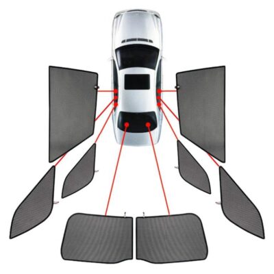 VL Garage - ΚΟΥΡΤΙΝΑΚΙΑ ΜΑΡΚΕ CAR SHADES ΓΙΑ BMW ΣΕΙΡΑ 5 F11 SW 2010+ - 8 ΤΕΜ. - VL-BMW-5SER-E-C