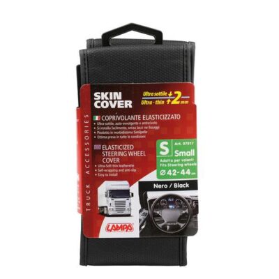 VL Garage - ΚΑΛΥΜΜΑ ΤΙΜΟΝΙΟΥ ΦΟΡΤΗΓΟΥ 42/44cm (S) SKIN-COVER ΜΑΥΡΟ ΕΛΑΣΤΙΚΟ 2mm ΠΑΧΟΣ - VL-97917