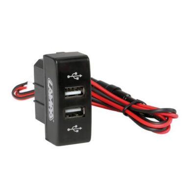 VL Garage - MERCEDES ACTROS MP3 08-13 ΑΝΤΑΠΤΟΡΑΣ ΔΙΠΛΟΣ USB 12/24V 3A ΜΕ ΚΑΛΩΔΙΟ 15cm - VL-97965