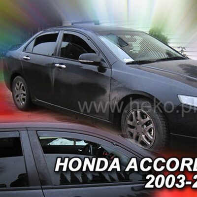 VL Garage - ΑΝΕΜΟΘΡΑΥΣΤΕΣ ΓΙΑ HONDA ACCORD 7 4D/5D 2003-2007 / ACURA TL 3 2003-2007 ΖΕΥΓΑΡΙ ΑΠΟ ΕΥΚΑΜΠΤΟ ΦΙΜΕ ΠΛΑΣΤΙΚΟ HEKO - 2 ΤΕΜ. - VL-17118