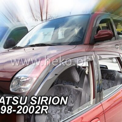 VL Garage - ΑΝΕΜΟΘΡΑΥΣΤΕΣ ΓΙΑ DAIHATSU SIRION 5D 1998-2005 ΖΕΥΓΑΡΙ ΑΠΟ ΕΥΚΑΜΠΤΟ ΦΙΜΕ ΠΛΑΣΤΙΚΟ HEKO - 2 ΤΕΜ. - VL-13209