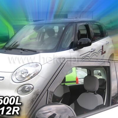 VL Garage - ΑΝΕΜΟΘΡΑΥΣΤΕΣ ΓΙΑ FIAT 500 L 5D 2012-2020 ΖΕΥΓΑΡΙ ΑΠΟ ΕΥΚΑΜΠΤΟ ΦΙΜΕ ΠΛΑΣΤΙΚΟ HEKO - 2 ΤΕΜ. - VL-15170