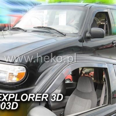 VL Garage - ΑΝΕΜΟΘΡΑΥΣΤΕΣ ΓΙΑ FORD EXPLORER 2 3D 1995-2003 ΖΕΥΓΑΡΙ ΑΠΟ ΕΥΚΑΜΠΤΟ ΦΙΜΕ ΠΛΑΣΤΙΚΟ HEKO - 2 ΤΕΜ. - VL-15233