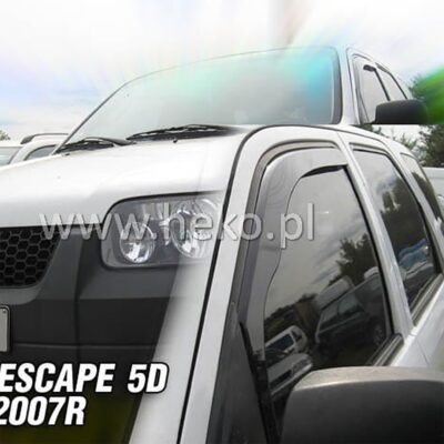 VL Garage - ΑΝΕΜΟΘΡΑΥΣΤΕΣ ΓΙΑ FORD ESCAPE 2000-2007 / MAVERICK XLT 2000-2007 / MAZDA TRIBUTE 5D 2001-2007 ΖΕΥΓΑΡΙ ΑΠΟ ΕΥΚΑΜΠΤΟ ΦΙΜΕ ΠΛΑΣΤΙΚΟ HEKO - 2 ΤΕΜ. - VL-15268