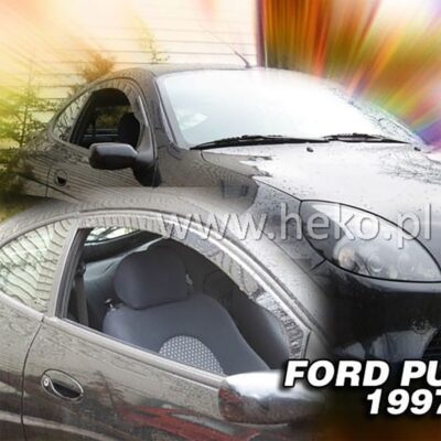 VL Garage - ΑΝΕΜΟΘΡΑΥΣΤΕΣ ΓΙΑ FORD PUMA 3D 1997-2002 ΖΕΥΓΑΡΙ ΑΠΟ ΕΥΚΑΜΠΤΟ ΦΙΜΕ ΠΛΑΣΤΙΚΟ HEKO - 2 ΤΕΜ. - VL-15270