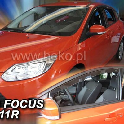 VL Garage - ΑΝΕΜΟΘΡΑΥΣΤΕΣ ΓΙΑ FORD FOCUS 3 4D/5D 2011-2018 ΖΕΥΓΑΡΙ ΑΠΟ ΕΥΚΑΜΠΤΟ ΦΙΜΕ ΠΛΑΣΤΙΚΟ HEKO - 2 ΤΕΜ. - VL-15294