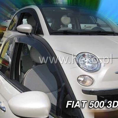 VL Garage - ΑΝΕΜΟΘΡΑΥΣΤΕΣ ΓΙΑ FIAT 500 3D 2007-2020 ΖΕΥΓΑΡΙ ΑΠΟ ΕΥΚΑΜΠΤΟ ΦΙΜΕ ΠΛΑΣΤΙΚΟ HEKO - 2 ΤΕΜ. - VL-15156