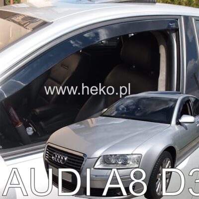 VL Garage - ΑΝΕΜΟΘΡΑΥΣΤΕΣ ΓΙΑ AUDI A8 / D3 4D 2003-2010 ΖΕΥΓΑΡΙ ΑΠΟ ΕΥΚΑΜΠΤΟ ΦΙΜΕ ΠΛΑΣΤΙΚΟ HEKO - 2 ΤΕΜ. - VL-10231