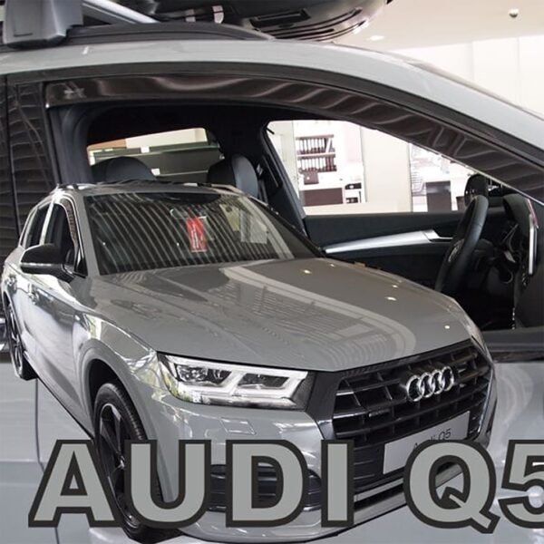 VL Garage - ΑΝΕΜΟΘΡΑΥΣΤΕΣ ΓΙΑ AUDI Q5 5D 2016-2021 ΖΕΥΓΑΡΙ ΑΠΟ ΕΥΚΑΜΠΤΟ ΦΙΜΕ ΠΛΑΣΤΙΚΟ HEKO - 2 ΤΕΜ. - VL-10265