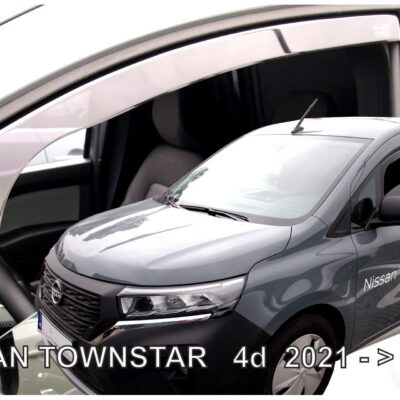 VL Garage - ΑΝΕΜΟΘΡΑΥΣΤΕΣ ΓΙΑ NISSAN TOWNSTAR VAN 2021+ ΖΕΥΓΑΡΙ VAN ΑΠΟ ΕΥΚΑΜΠΤΟ ΦΙΜΕ ΠΛΑΣΤΙΚΟ HEKO - 2 ΤΕΜ. - VL-24312