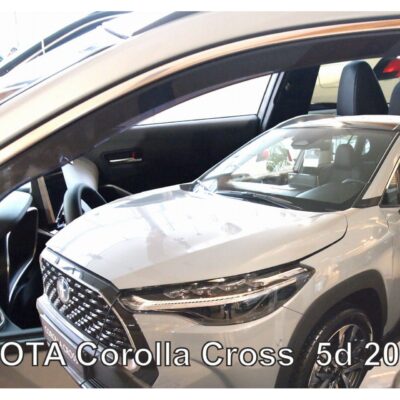 VL Garage - ΑΝΕΜΟΘΡΑΥΣΤΕΣ ΓΙΑ TOYOTA COROLLA CROSS 5D 2020+ ΖΕΥΓΑΡΙ ΑΠΟ ΕΥΚΑΜΠΤΟ ΦΙΜΕ ΠΛΑΣΤΙΚΟ HEKO - 2 ΤΕΜ. - VL-29673
