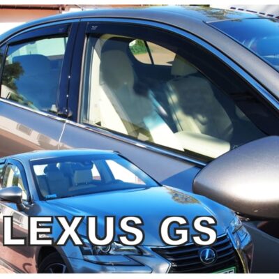 VL Garage - ΑΝΕΜΟΘΡΑΥΣΤΕΣ ΓΙΑ LEXUS GS IV 250 4D 2016+ ΣΕΤ ΑΥΤΟΚΙΝΗΤΟΥ ΑΠΟ ΕΥΚΑΜΠΤΟ ΦΙΜΕ ΠΛΑΣΤΙΚΟ HEKO - 4 ΤΕΜ. - VL-30027