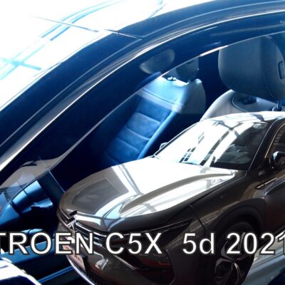 VL Garage - ΑΝΕΜΟΘΡΑΥΣΤΕΣ ΓΙΑ CITROEN C5 X 5D 2021-2023 ΖΕΥΓΑΡΙ ΑΠΟ ΕΥΚΑΜΠΤΟ ΦΙΜΕ ΠΛΑΣΤΙΚΟ HEKO - 2 ΤΕΜ. - VL-12277