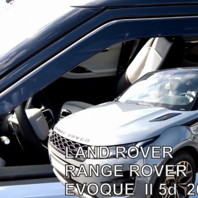 VL Garage - ΑΝΕΜΟΘΡΑΥΣΤΕΣ ΓΙΑ LAND ROVER RANGE ROVER EVOQUE 5D 2018+ ΖΕΥΓΑΡΙ ΑΠΟ ΕΥΚΑΜΠΤΟ ΦΙΜΕ ΠΛΑΣΤΙΚΟ HEKO - 2 ΤΕΜ. - VL-27257