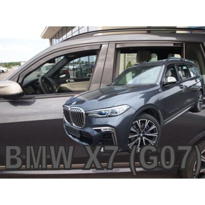 VL Garage - ΑΝΕΜΟΘΡΑΥΣΤΕΣ ΓΙΑ BMW X7 G07 5D 2018+ ΣΕΤ ΑΥΤΟΚΙΝΗΤΟΥ ΑΠΟ ΕΥΚΑΜΠΤΟ ΦΙΜΕ ΠΛΑΣΤΙΚΟ HEKO - 4 ΤΕΜ. - VL-11181