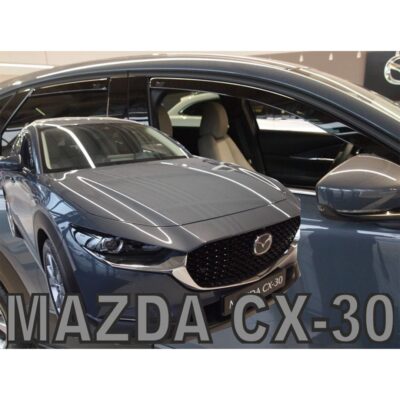 VL Garage - ΑΝΕΜΟΘΡΑΥΣΤΕΣ ΓΙΑ MAZDA CX-30 5D 2019+ ΣΕΤ ΑΥΤΟΚΙΝΗΤΟΥ ΑΠΟ ΕΥΚΑΜΠΤΟ ΦΙΜΕ ΠΛΑΣΤΙΚΟ HEKO - 4 ΤΕΜ. - VL-23172