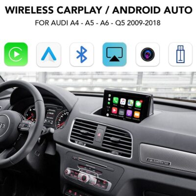 VL Garage - DIGITAL IQ AD 212 CPAA (CARPLAY / ANDROID AUTO BOX for AUDI A4-A5-A6-Q5 mod. 2009-2018 with MMI 3G) - VL-DIQ_CPAA_AD212