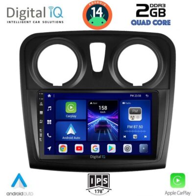 VL Garage - DIGITAL IQ BXC 3108_CPAA (9inc) MULTIMEDIA TABLET for DACIA LOGAN – SANDERO mod. 2012-2019 - VL-DIQ_BXC_3108