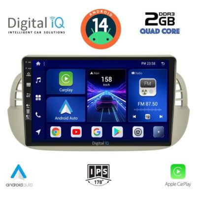 VL Garage - DIGITAL IQ BXC 3130_CPAA (9inc) MULTIMEDIA TABLET for FIAT 500 mod. 2007-2015 - VL-DIQ_BXC_3130