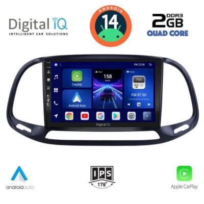 VL Garage - DIGITAL IQ BXC 3138_CPAA (9inc) MULTIMEDIA TABLET for FIAT DOBLO – OPEL COMBO mod. 2015-2018 - VL-DIQ_BXC_3138
