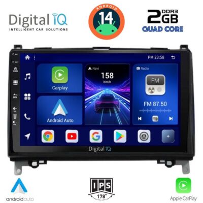VL Garage - DIGITAL IQ BXC 3400_CPAA (9inc) MULTIMEDIA TABLET for MERCEDES A – B -SPRINTER – VITO mod. 2007> - VL-DIQ_BXC_3400
