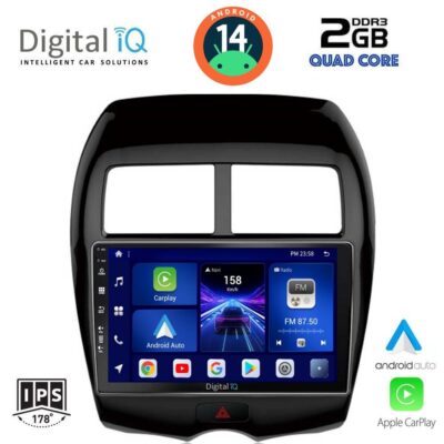 VL Garage - DIGITAL IQ BXC 3430_CPAA (10inc) MULTIMEDIA TABLET for MITSUBISHI ASX mod. 2009-2019 - PEUGEOT 4008 mod. 2012-2018 - VL-DIQ_BXC_3430