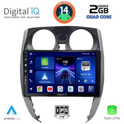 VL Garage - DIGITAL IQ BXC 3464_CPAA (10inc) MULTIMEDIA TABLET for NISSAN NOTE mod. 2012> - VL-DIQ_BXC_3464