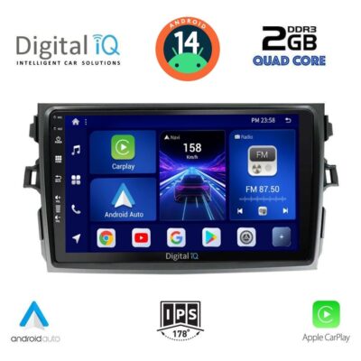 VL Garage - DIGITAL IQ BXC 3713_CPAA (9inc) MULTIMEDIA TABLET for TOYOTA COROLLA 4D mod. 2006-2012 - VL-DIQ_BXC_3713