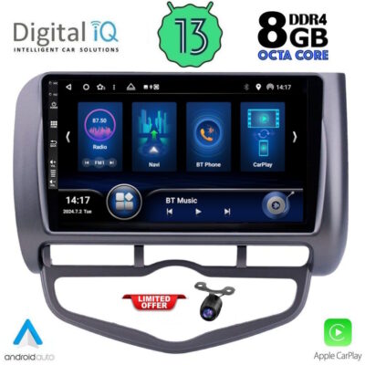 VL Garage - DIQ BXD 8210_CPA CLIMA (9inc) MULTIMEDIA TABLET for HONDA JAZZ mod. 2002-2008 - VL-DIQ BXD 8210_CPA CLIMA