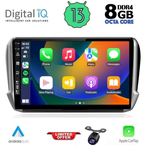 DIQ BXD 8508_CPA (10inc) MULTIMEDIA TABLET for PEUGEOT 208-2008 mod. 2012-2021 - Image 2