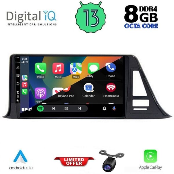 DIQ BXD 8709_CPA (9inc) MULTIMEDIA TABLET for TOYOTA CH-R mod. 2017-2024 - Image 2