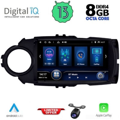 VL Garage - DIQ BXD 8737_CPA (9inc) MULTIMEDIA TABLET for TOYOTA YARIS mod. 2011-2015 - VL-DIQ BXD 8737_CPA