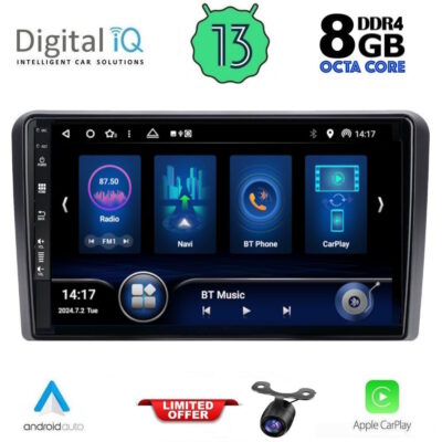 VL Garage - DIQ BXD 8003_CPA (9inc) MULTIMEDIA TABLET for AUDI A3 mod. 2003-2012 - VL-DIQ BXD 8003_CPA