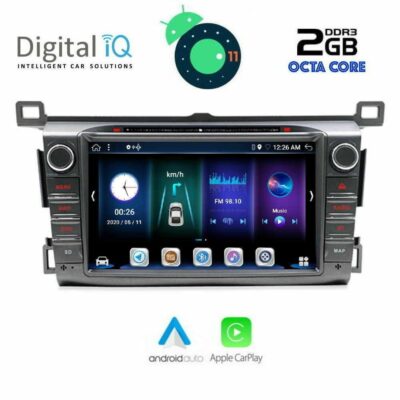 VL Garage - DIGITAL IQ BXE 524_CPA (8'' DVD) MULTIMEDIA SYSTEM for TOYOTA RAV 4 mod. 2013-2019 - VL-DIQ_BXE_524