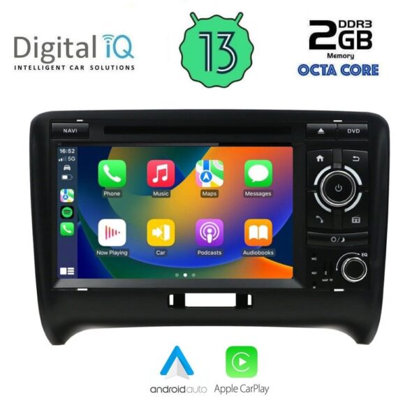 DIGITAL IQ BXE 578_CPA (7" DVD) MULTIMEDIA SYSTEM for AUDI ΤΤ mod. 2007-2015 - Image 2