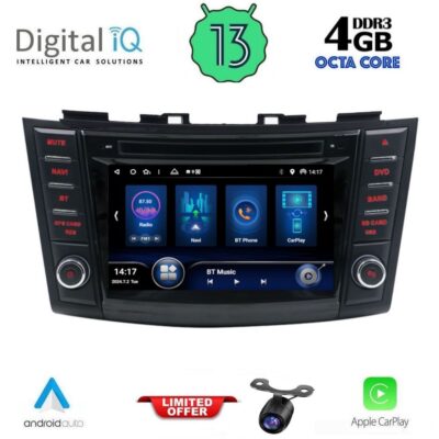 VL Garage - DIQ BXE 677_CPA (7" DVD) MULTIMEDIA for SUZUKI SWIFT mod. 2011-2016 - VL-DIQ BXE 677_CPA