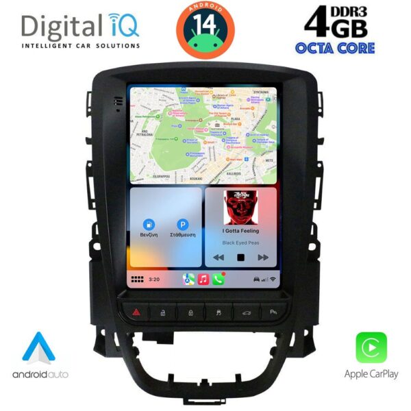 DIGITAL IQ BXF 6972_CPAA TESLA STYLE  for OPEL ASTRA J  2011-2016 - Image 2