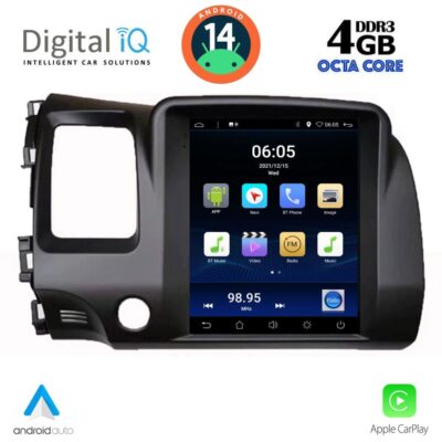VL Garage - DIGITAL IQ BXF 6988_CPAA TESLA STYLE for HONDA CIVIC 4D mod. 2006-2012 - VL-DIQ_BXF_6988