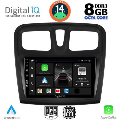 VL Garage - DIGITAL IQ BXF 7108SQ_CPAA (9inc) MULTIMEDIA TABLET for DACIA LOGAN – SANDERO mod. 2012-2019 - VL-DIQ_BXF_7108SQ