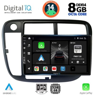 VL Garage - DIGITAL IQ BXF 7186_CPAA CLIMA (9inc) MULTIMEDIA TABLET for HONDA CIVIC mod. 1995-2001 - VL-DIQ_BXF_7186CL