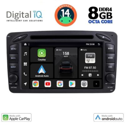 VL Garage - DIGITAL IQ BXF 771_CPAA (7'' DVD) MULTIMEDIA SYSTEM for MERCEDES C (W203) mod. 1999-2004 - VL-DIQ_BXF_771