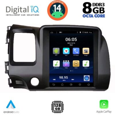 VL Garage - DIGITAL IQ BXF 7988_CPAA TESLA STYLE for HONDA CIVIC 4D mod. 2006-2012 - VL-DIQ_BXF_7988