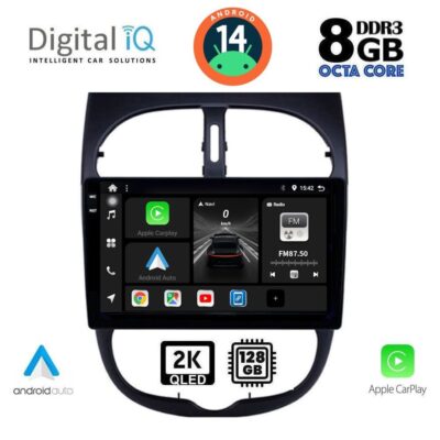 VL Garage - DIGITAL IQ BXF 11506_CPAA (9inc) MULTIMEDIA TABLET for PEUGEOT 206 mod. 1998-2006 - VL-DIQ_BXF_11506